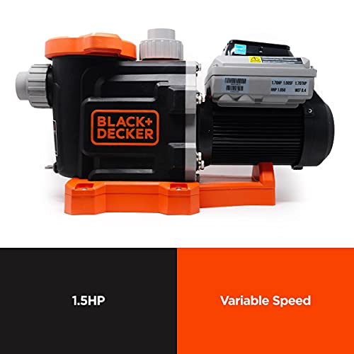 BLACK+DECKER (1.5 HP) In Ground Variable Speed Pool Pump BLACK+DECKER (1.5 HP) In Ground Variable Speed Pool Pump